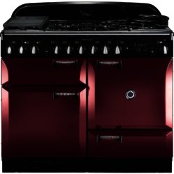 Rangemaster Elan 110cm Dual Fuel 101190 Range Cooker in Cranberry with FSD Hob